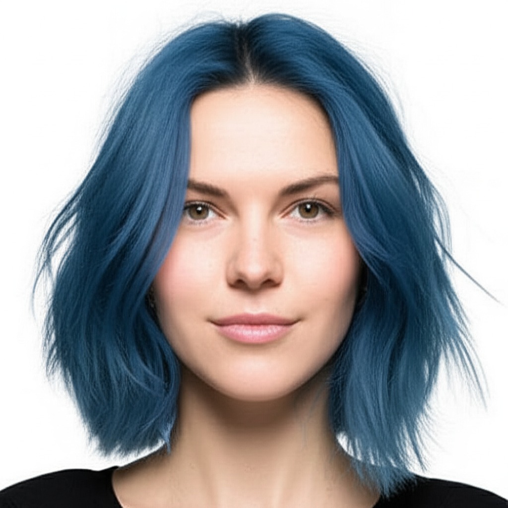 Denim Blue — Shade Depth, Undertone, and Salon Tips — hair color reference