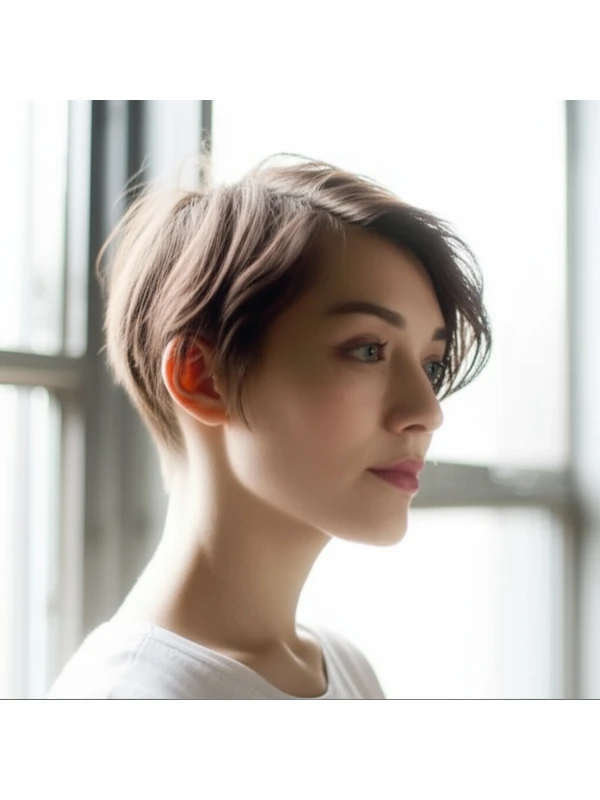 Undercut Pixie: Kesim, Şekillendirme Çeşitleri ve Bakım example