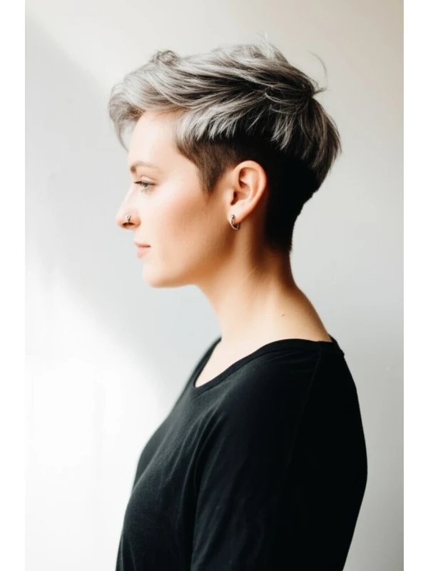 Undercut Pixie: Kesim, Şekillendirme Çeşitleri ve Bakım example