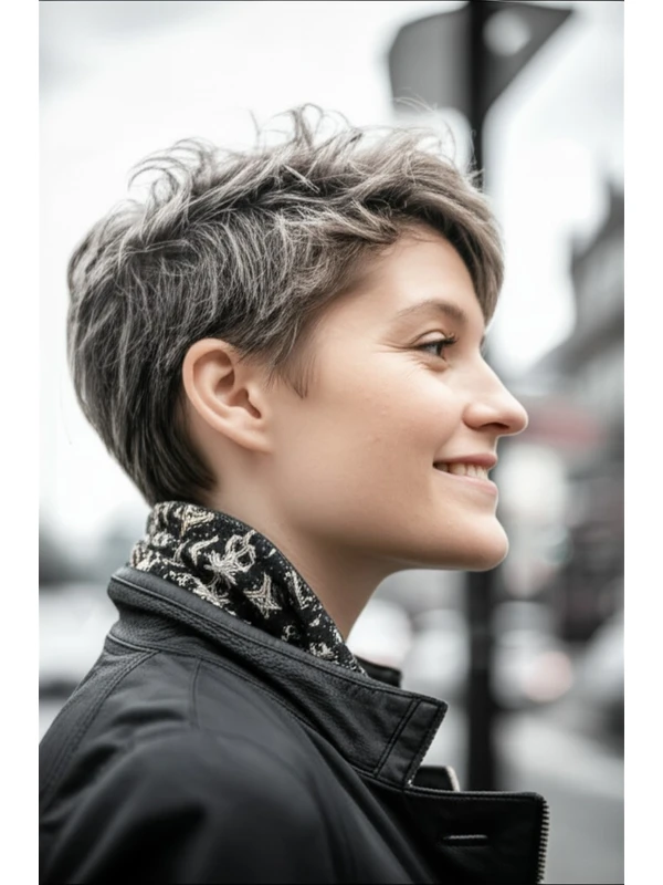 Undercut Pixie: Kesim, Şekillendirme Çeşitleri ve Bakım example